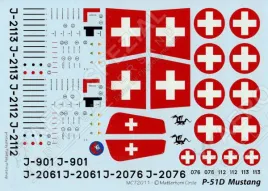 MC72011 P-51D Mustang Swiss Air Force