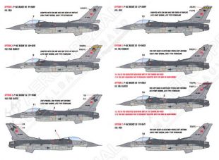CD48006 F-16 Fighting Falcon Turkish Air Force Part 1