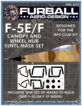 FMS4822 F-5E/F Tiger II Maskierfolie