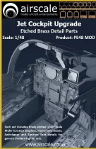 PE48MOD Cockpit-Details (fotogeätzt) für moderne Jets