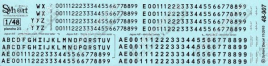 SY48907K French Air Force Registrations and Serials, 1995-2010 (Black & Grey)