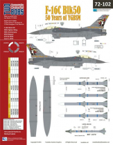 TB72102 F-16C Block 50 Fighting Falcon 50 Jahre Wild Weasel