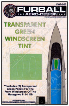 FWT4802 F-14 Tomcat Green Transparent Film for Windscreen