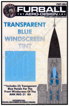 FWT4803 MiG-31 Foxhound Blue Transparent Film for Windscreen