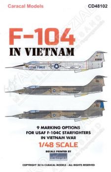 CD48102 F-104C Starfighter U.S. Air Force in Vietnam