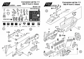 PF32294 He 111 MG FF vorderer C-Stand