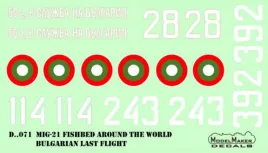 MOD48071 MiG-21 Fishbed/Mongol bulgarische Luftwaffe