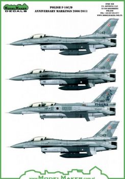 MOD48072 F-16C/D Block 52+ Fighting Falcon Jubiläumsmarkierungen 2006-2012