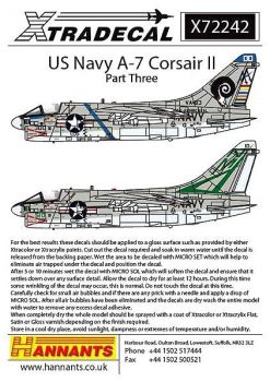 XD72242 A-7 Corsair II U.S. Navy Part 3