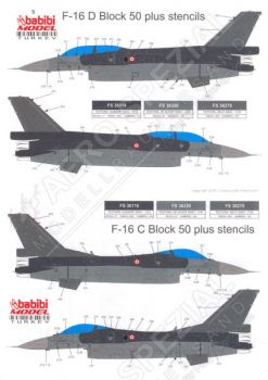 BDT4819 F-16C/D Block 30/40/50/50+ Fighting Falcon Turkish Air Force