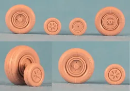 RR48108 MiG-23 Flogger Weighted Wheels