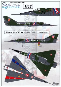 SY48094 Mirage IVP 40 Years F.A.S.