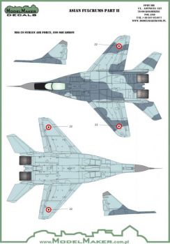 MOD72064 MiG-29 Fulcrum Iran, Syria, Yemen