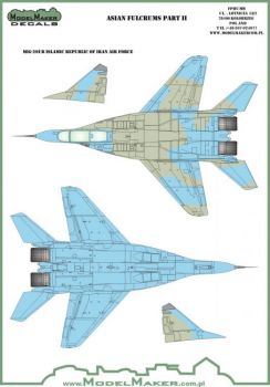 MOD72064 MiG-29 Fulcrum Iran, Syria, Yemen