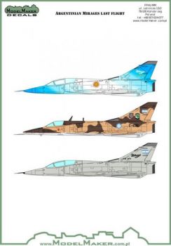 MOD72084 Mirage-Abschied argentinische Luftwaffe