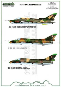 MOD48082 Su-22 Fitter Codes Polish Air Force