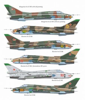 HUN72172 Su-17M4 & Su-22M3 Fitter