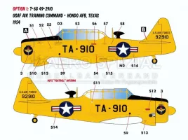 CD48098 T-6G Texan U.S. Air Force