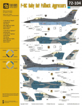 TB72104 F-16C Block 32 Fighting Falcon Aggressors