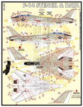 FBD48059 F-14 Tomcat Stencils und allgemeine Markierungen