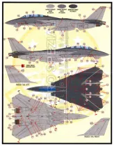 FBD48059 F-14 Tomcat Stencils and Data