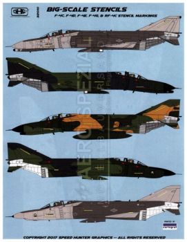 SHG32010 F-4C/D/E/G & RF-4C Phantom II Stencils