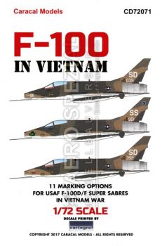 CD72071 F-100 Super Sabre in Vietnam War