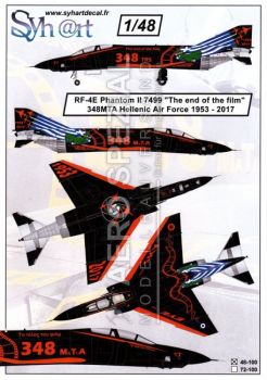 SY48100 RF-4E Phantom II Special Finish: The End of the Film