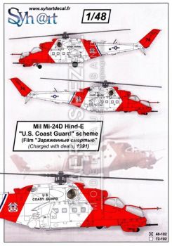 SY48102 Mi-24V Hind-E in U.S. Coast Guard Finish