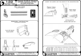 AM32105 Fokker E.II/E.III (Early) Ammunition Feed Chute with Belt for LMG 08