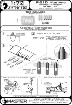 AM72126 P-51D Mustang Gun Barrels and Gun Sight