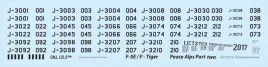 MC72018 F-5E/F Tiger II Peace Alps II