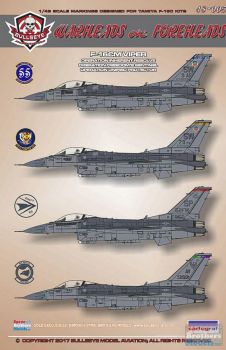 BMA48005 F-16CM Fighting Falcon Warheads on Foreheads