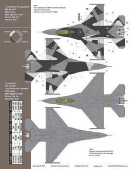 TB72107 F-16C Block 30 Fighting Falcon Alaskan Splinters Part 2
