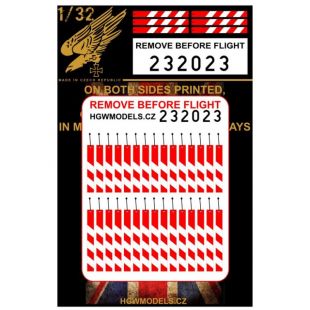 HG232023 Remove before Flight Tags (GB)