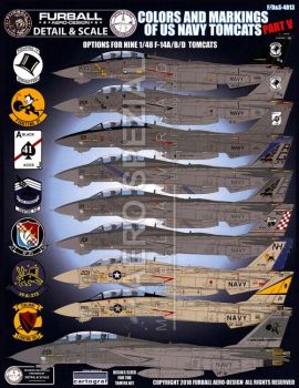 FD&S4813 F-14A/B/D Tomcat Colours & Markings Part 5