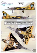 SY72073 Mirage 2000C Special Finish Disbandment EC 1/12 Cambresis