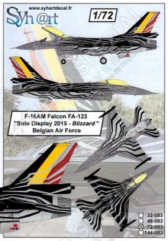 SY72083 F-16AM Fighting Falcon Solo Display 2015