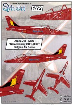 SY72084 Alpha Jet 1B Solo Display 2001-2003