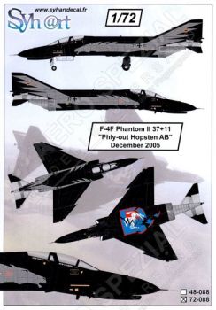 SY72088 F-4F Phantom II Phly-out Hopsten 2005