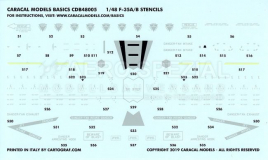 CDB48005 F-35A/B Lightning II Stencils