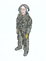 AB32128 Jetpilot tschechische Luftwaffe