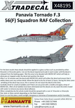 XD48195 Tornado F.3 No. 56(F) Squadron RAF Collection