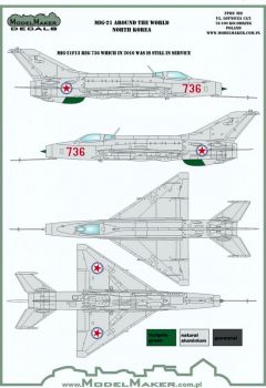 MOD48107 MiG-21 Fishbed nordkoreanische Luftwaffe