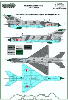 MOD72107 MiG-21 Fishbed Korean Peoples Army Air Force (North Korea)