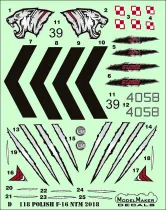 MOD72118 F-16C Block 52+ Fighting Falcon polnische Luftwaffe