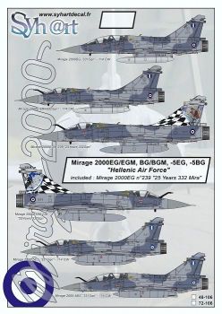SY72106 Mirage 2000 Hellenic Air Force