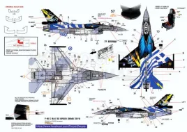 PRO320801 F-16C Block 52+ Fighting Falcon Zeus Demo-Team