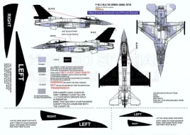 PRO320801 F-16C Block 52+ Fighting Falcon Zeus Demo-Team