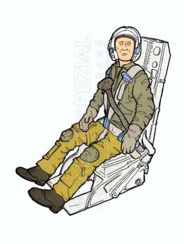 AB32137 Jet Pilot NATO in C-2 Ejection Seat for F-104C/G Starfighter